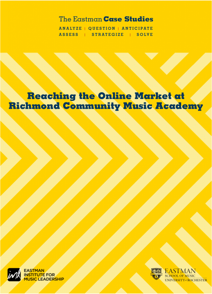 Reaching the Online Market at Richmond Community Music Academy (with Teacher Notes and Instructions)